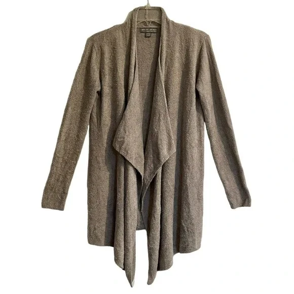 Barefoot Dreams Size S M Calypso Wrap Drape Cardigan Mineral Bamboo Chic… - Picture 2 of 9